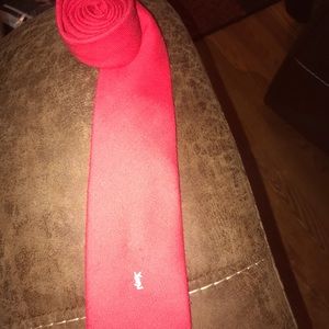 Red neck tie
